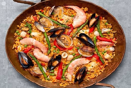 Seafood Paella - Zarzuela de Mariscos